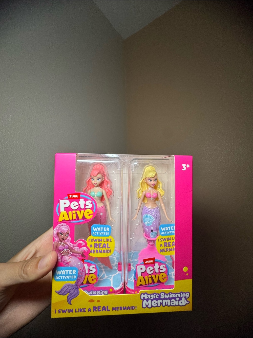 ZURU Pets Alive Magic Swimming Mermaid Dolls - Pink & Purple